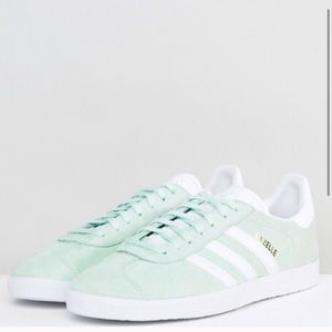 gazelle adidas mint green